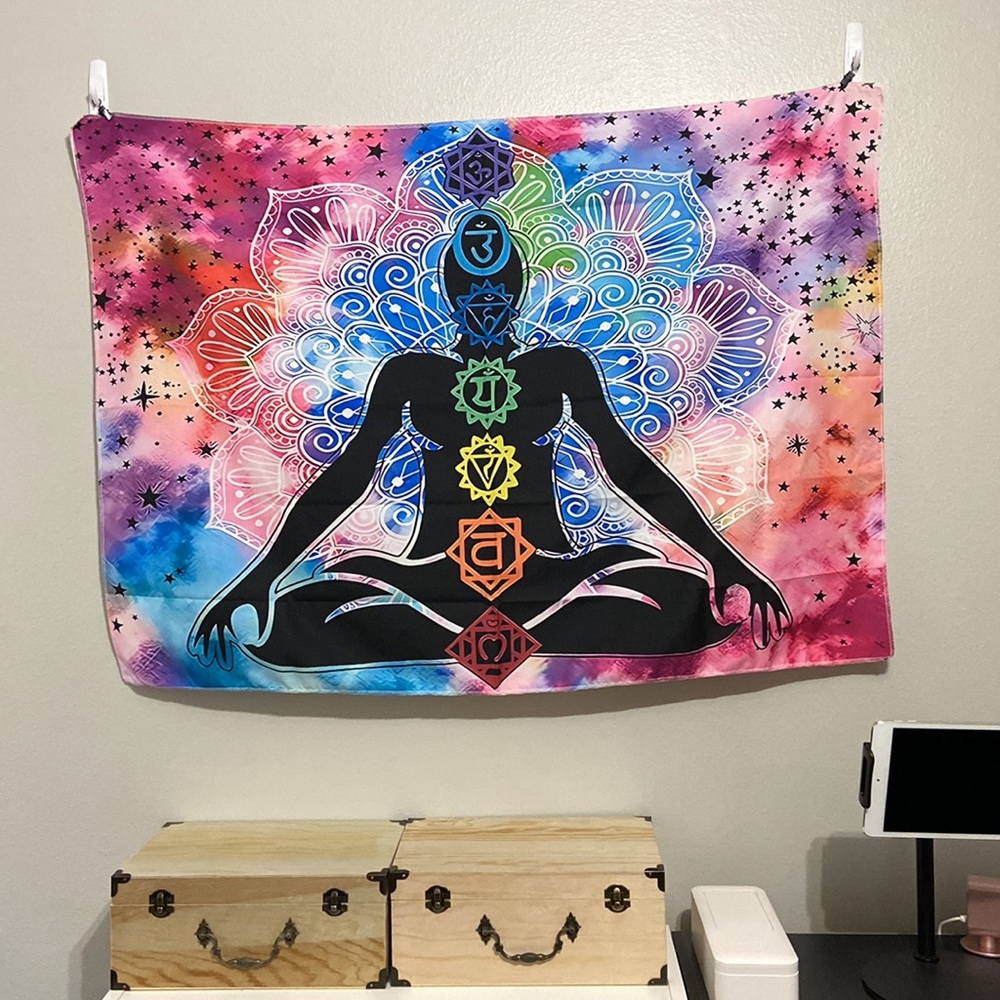 Chakra tapestry zen yoga
